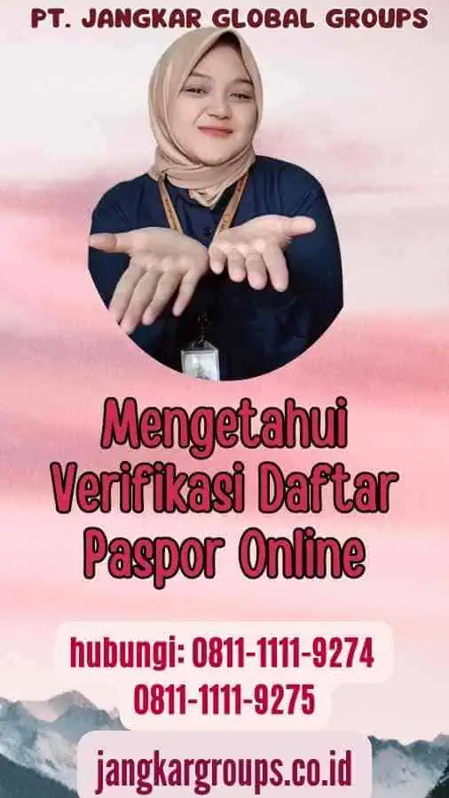 Mengetahui Verifikasi Daftar Paspor Online