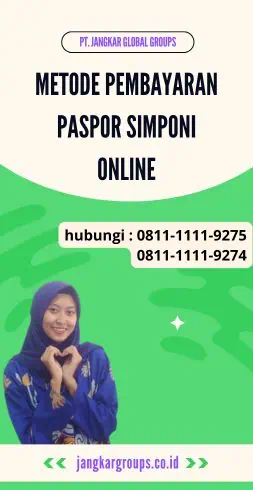 Metode Pembayaran Paspor Simponi Online