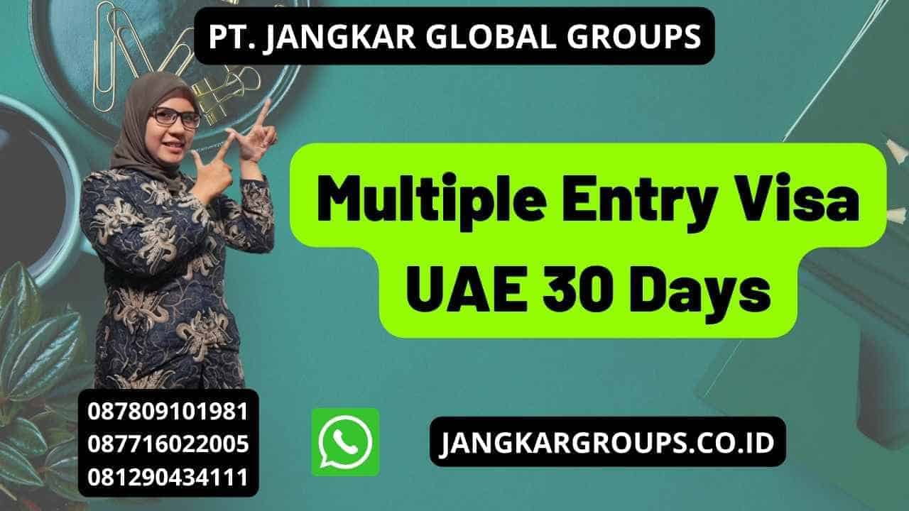 Multiple Entry Visa UAE 30 Days