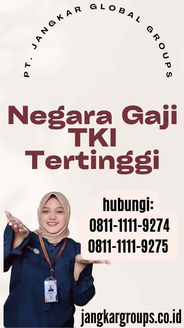 Negara Gaji TKI Tertinggi