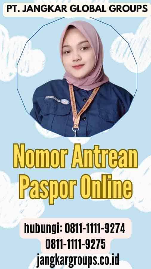 Nomor Antrean Paspor Online