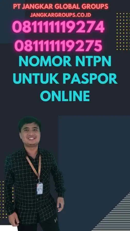 Nomor NTPN Untuk Paspor Online