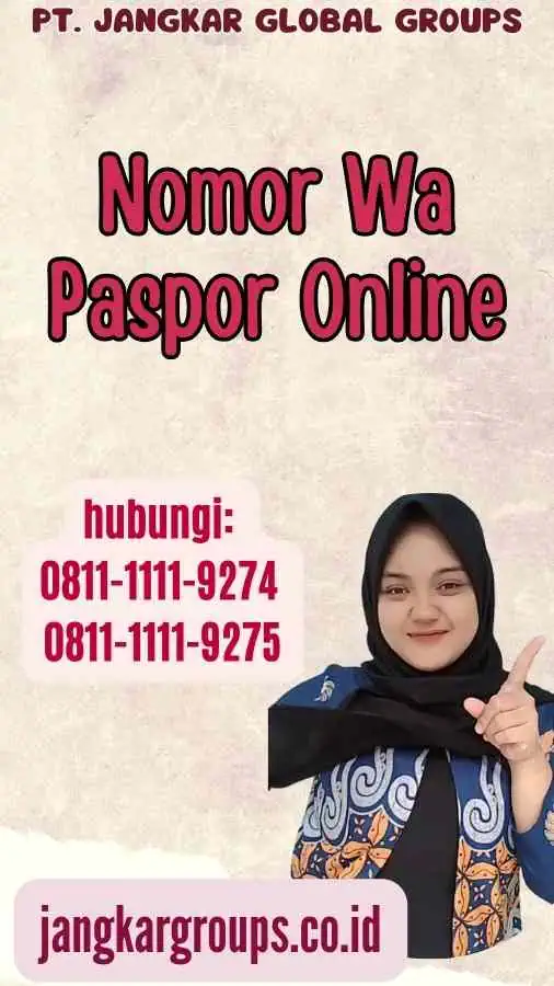 Nomor Wa Paspor Online