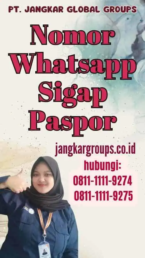 Nomor Whatsapp Sigap Paspor