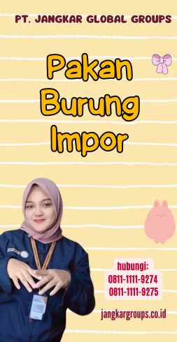 Pakan Burung Impor