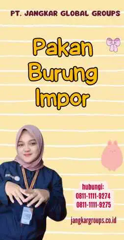 Pakan Burung Impor