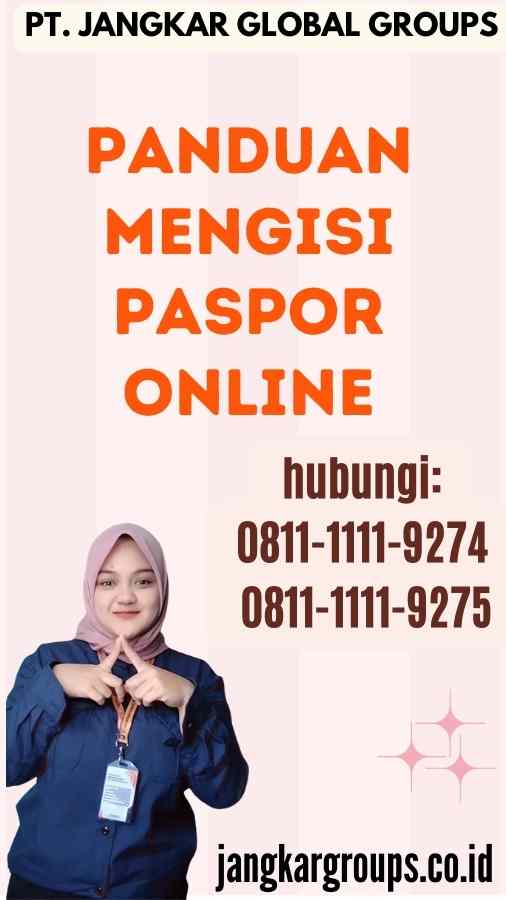 Panduan Mengisi Paspor Online