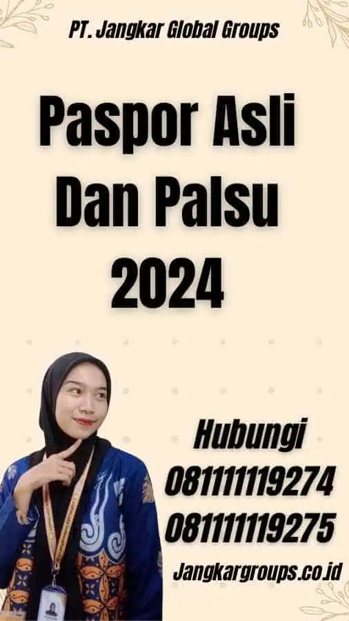 Paspor Asli Dan Palsu 2024