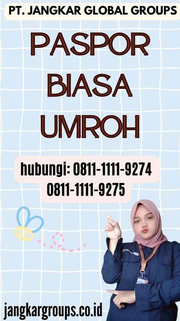 Paspor Biasa Umroh