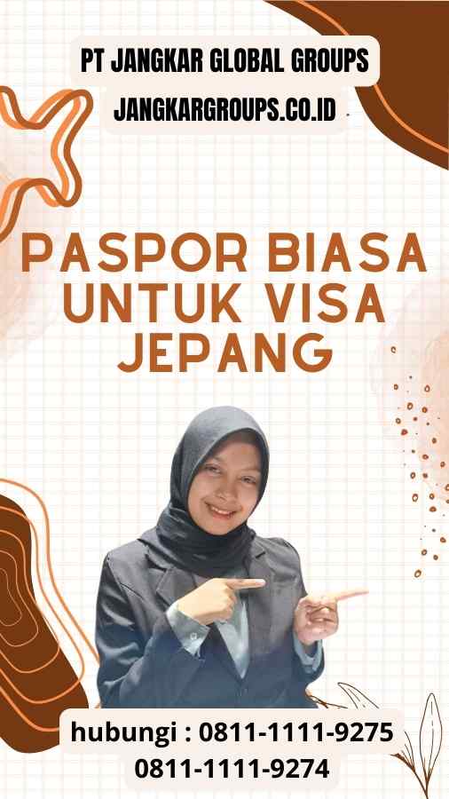 Paspor Biasa Visa Jepang