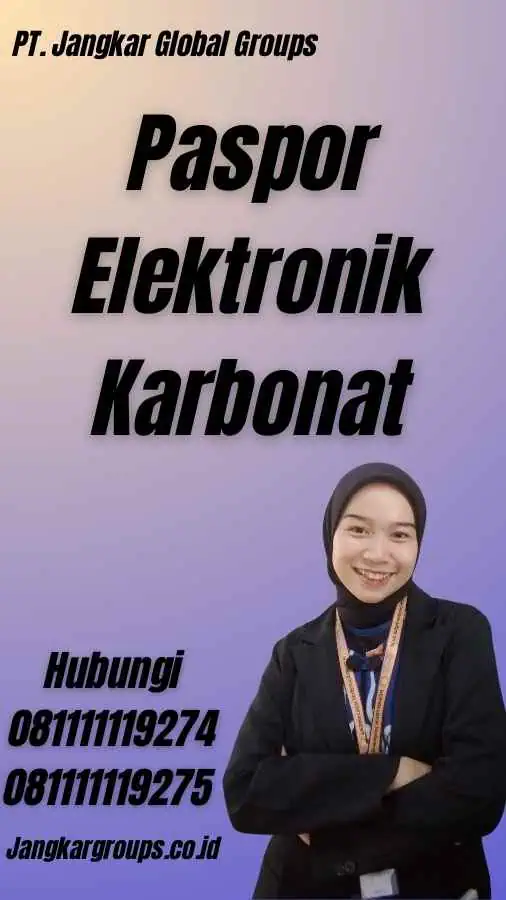 Paspor Elektronik Karbonat