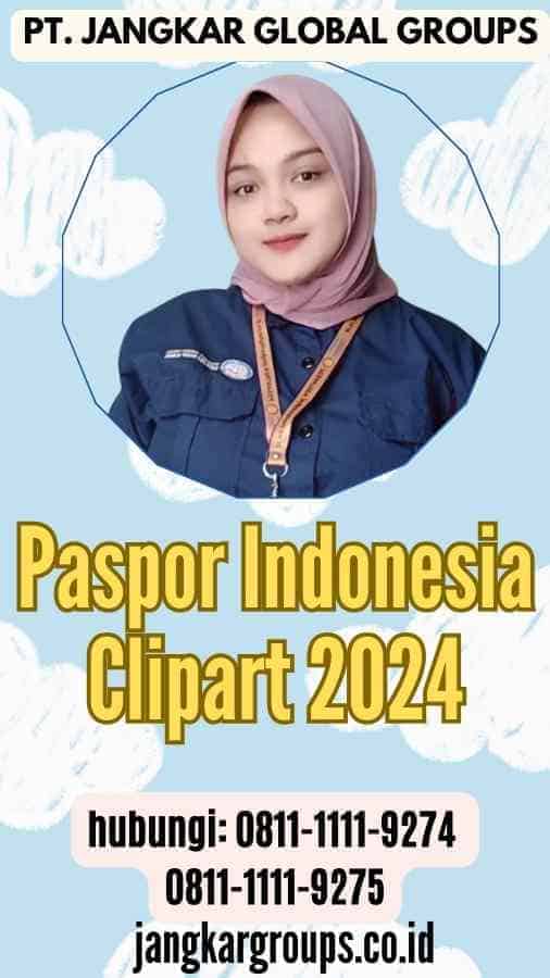 Paspor Indonesia Clipart 2024