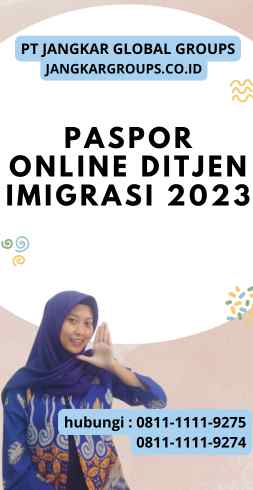 Paspor Online Ditjen Imigrasi 2023