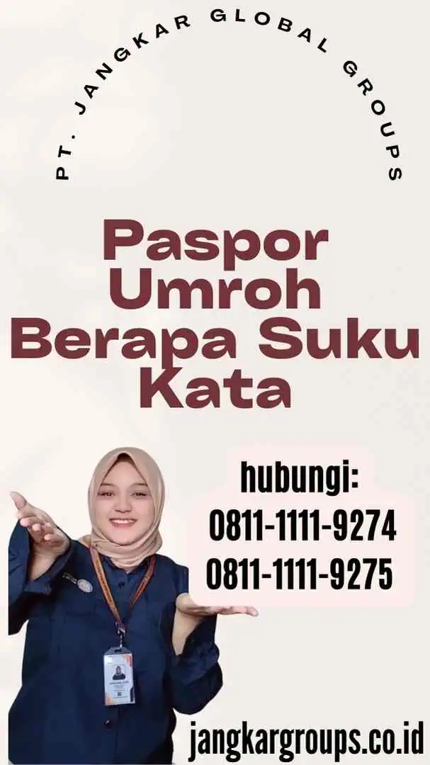 Paspor Umroh Berapa Suku Kata