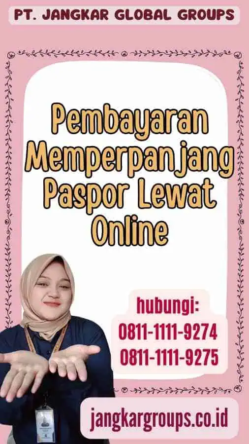 Pembayaran Memperpanjang Paspor Lewat Online