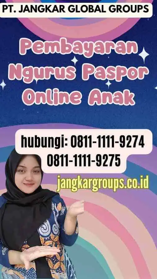 Pembayaran Ngurus Paspor Online Anak