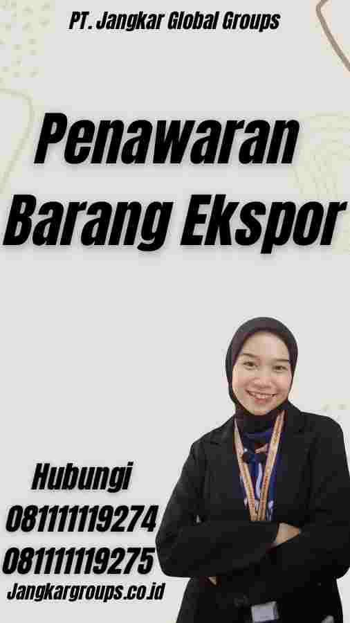 Penawaran Barang Ekspor