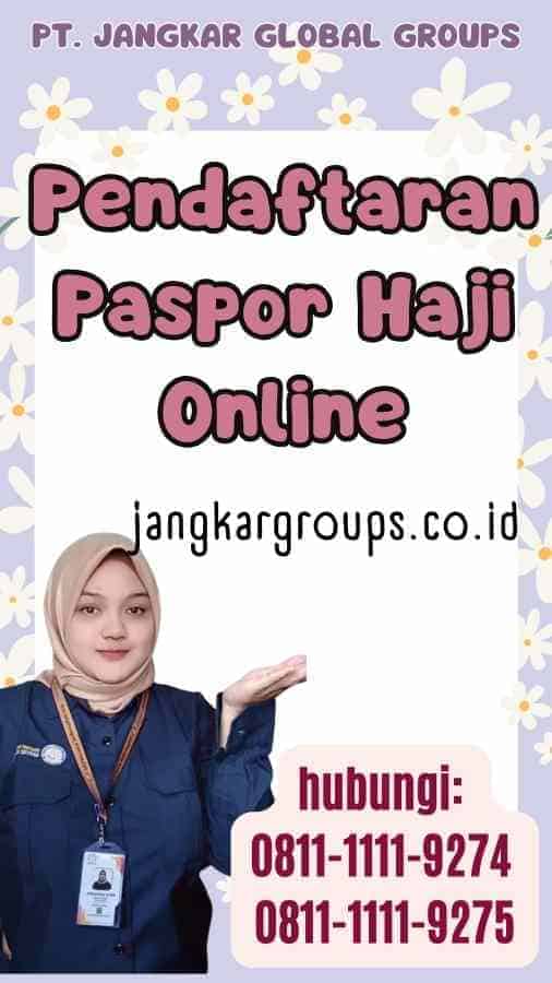 Pendaftaran Paspor Haji Online