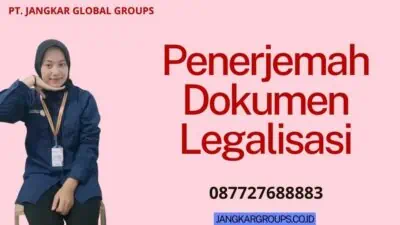 Penerjemah Dokumen Legalisasi