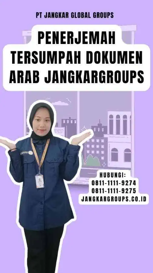 Penerjemah Tersumpah Dokumen Arab Jangkargroups