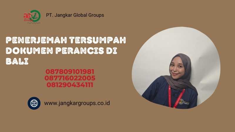 Penerjemah Tersumpah Dokumen Perancis