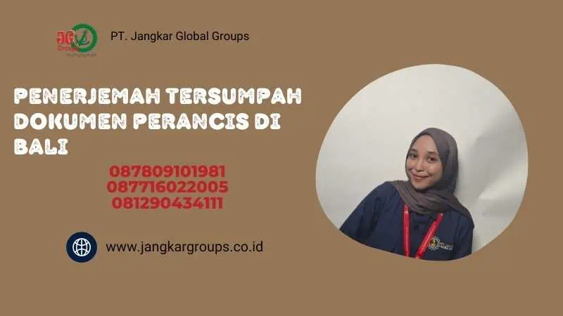 Penerjemah Tersumpah Dokumen Perancis