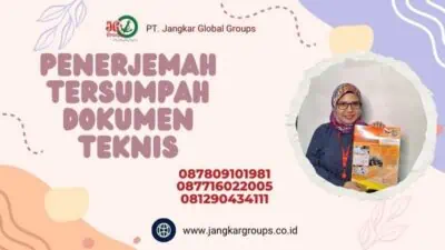 Penerjemah Tersumpah Dokumen Teknis