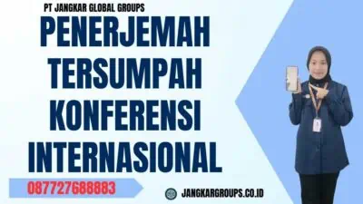 Penerjemah Tersumpah Konferensi Internasional