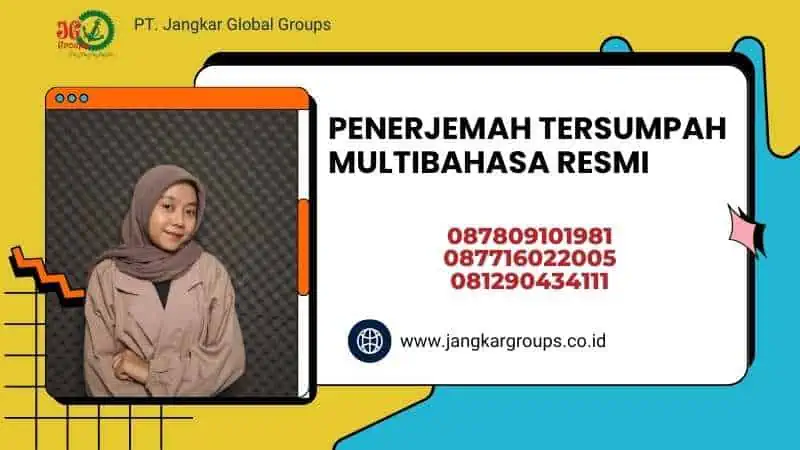 Penerjemah Tersumpah Multibahasa Resmi