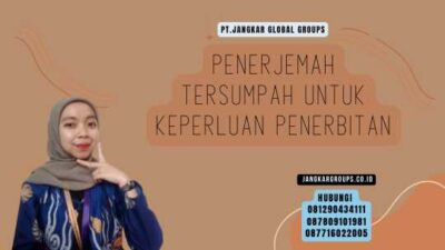Penerjemah Tersumpah Untuk Keperluan Penerbitan