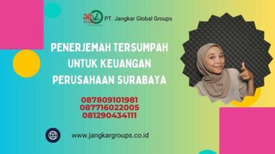 Penerjemah Tersumpah Untuk Keuangan Perusahaan