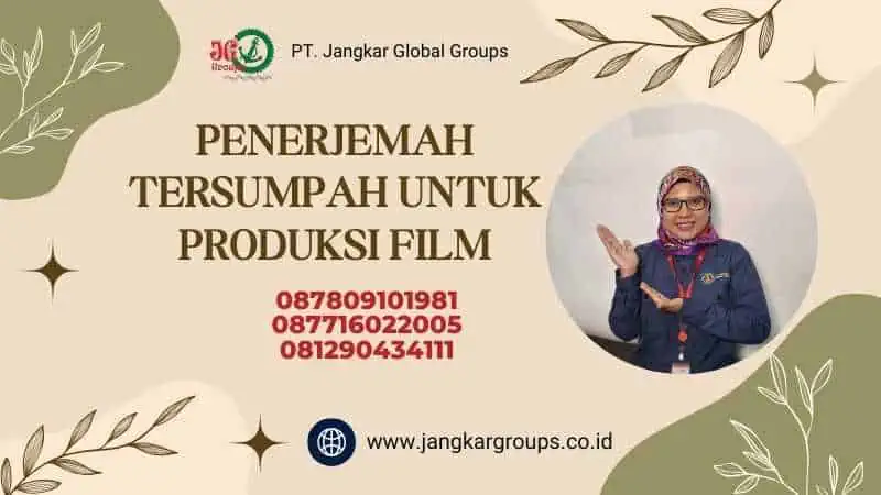 Penerjemah Tersumpah Untuk Produksi Film