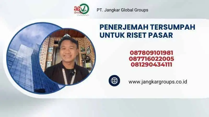 Penerjemah Tersumpah Untuk Riset Pasar