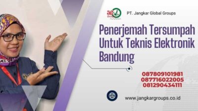 Penerjemah Tersumpah Untuk Teknis Elektronik