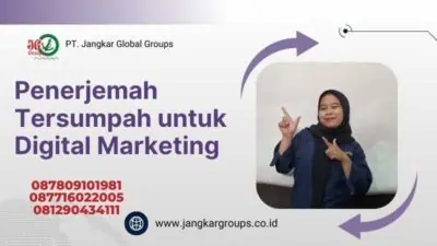 Penerjemah Tersumpah untuk Digital Marketing