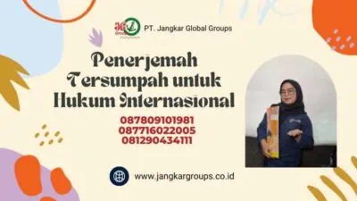 Penerjemah Tersumpah untuk Hukum Internasional