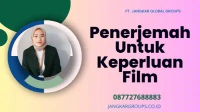 Penerjemah Untuk Keperluan Film