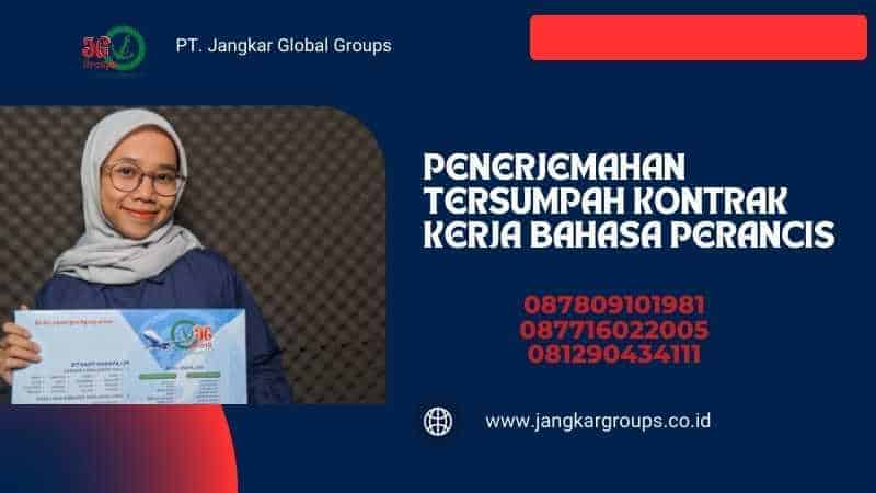 Penerjemahan Tersumpah Kontrak Kerja