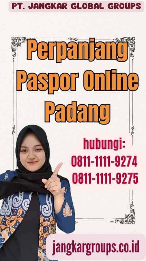 Perpanjang Paspor Online Padang