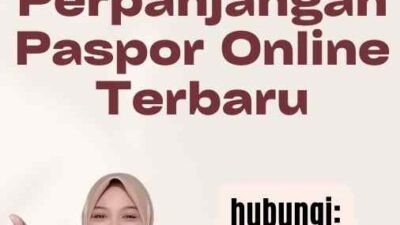 Perpanjangan Paspor Online Terbaru