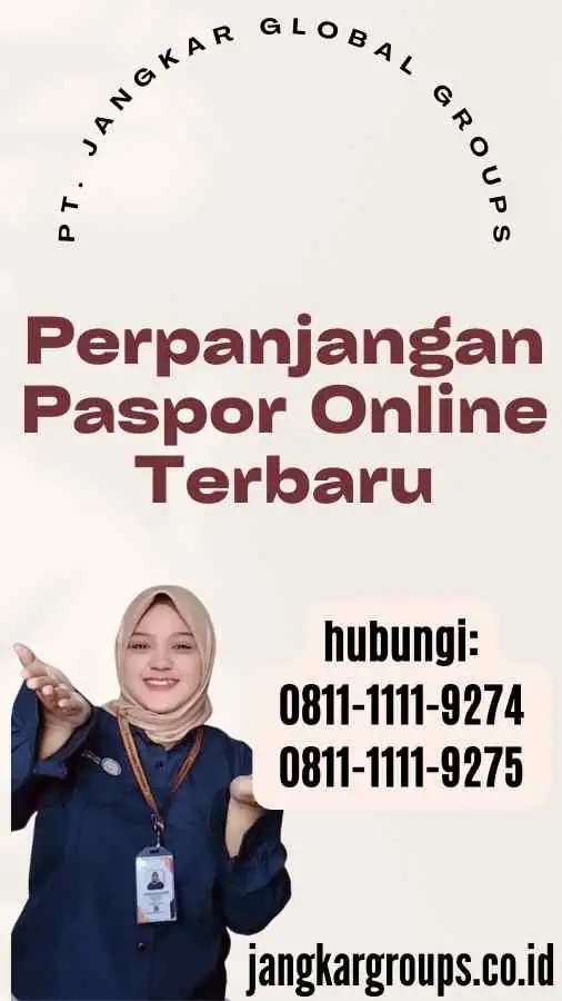 Perpanjangan Paspor Online Terbaru