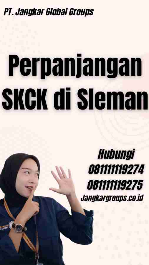 Perpanjangan SKCK di Sleman