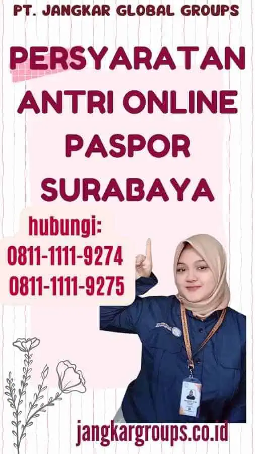 Persyaratan Antri Online Paspor Surabaya