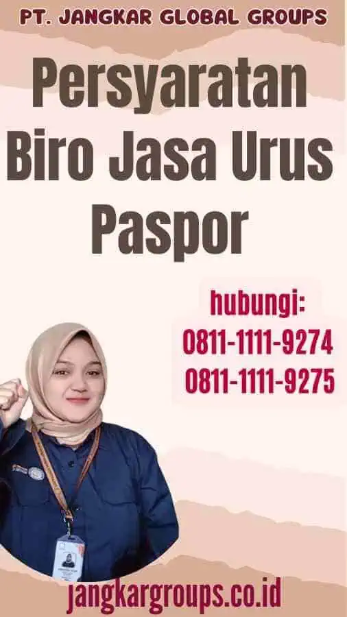 Persyaratan Biro Jasa Urus Paspor