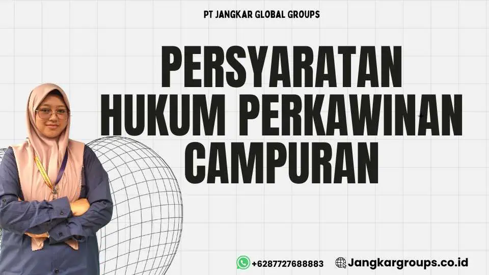 Persyaratan Hukum Perkawinan Campuran