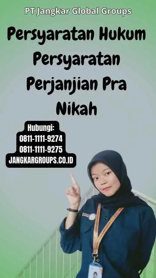 Persyaratan Hukum Persyaratan Perjanjian Pra Nikah