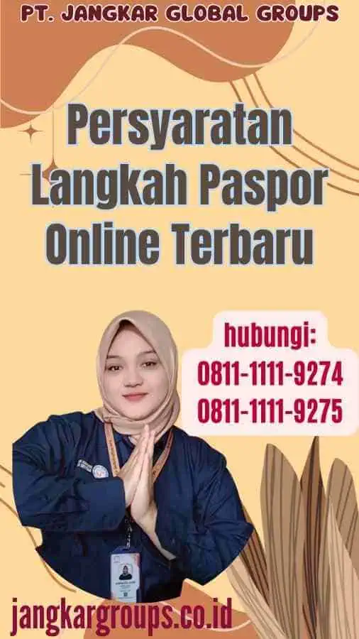 Persyaratan Langkah Paspor Online Terbaru