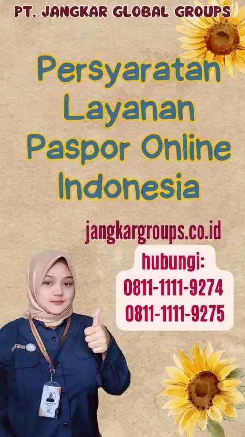 Persyaratan Layanan Paspor Online Indonesia