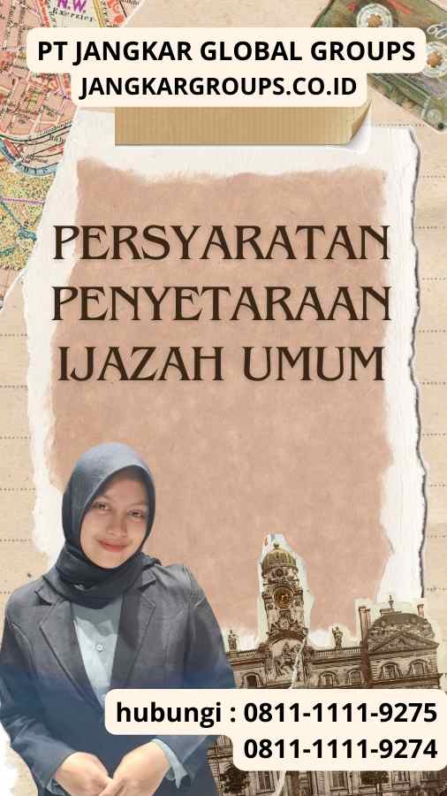 Persyaratan Penyetaraan Ijazah Umum