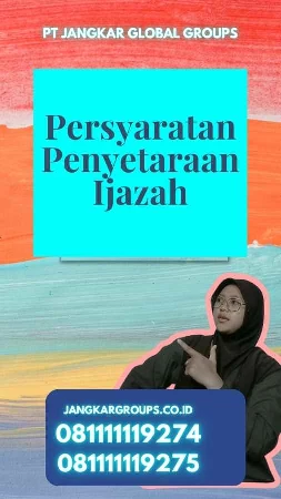 Persyaratan Penyetaraan Ijazah